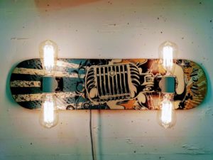 "Hot boards" – DIY Coole Skateboard-Lampen