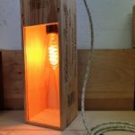 DIY / Upcycling Neuauflage: Weinkistenlampe